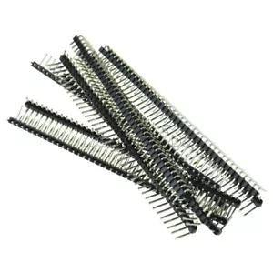 10PCS 40Pin 2.54mm Right Angle Single Row Pin Header PCB For Arduino - Picture 1 of 7