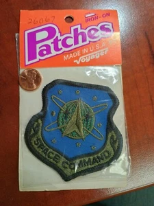 Vintage Voyager Space Command Ship Military US Patch Emblem NEW Iron On/Sew - Picture 1 of 3