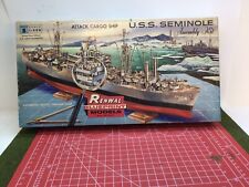 Rare Renwal 1950's U.S.S. Seminole Model Kit Beautiful Investment Quality!