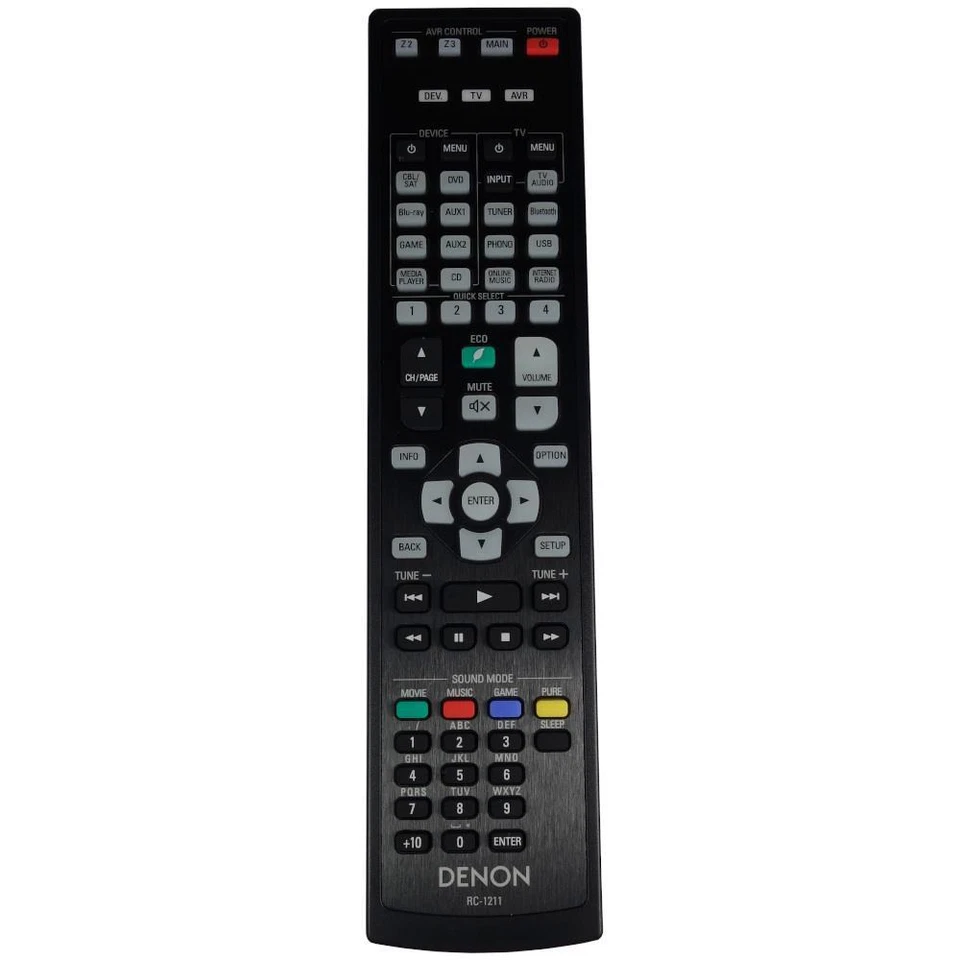 Genuine Denon RC-1211 / RC1211 Receiver Remote Control - Image 1 of 1