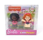 Barbie Fisher-Price Little People Swimming Set Of 2 New Sealed 