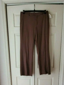 Old Navy Ladies Size 12 Regular Brown Dress Pants (NEW) - Picture 1 of 7