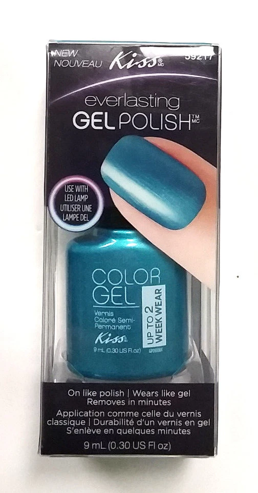 Esmalte en gel Kiss Everlasting, uso con lámpara LED, 0,30 fl oz Foto 1 de 1