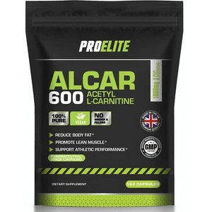 Acetyl L-Carnitine Capsules 600mg ALCAR ALC Weight Loss Diet Energy Fat Burner - Picture 1 of 12