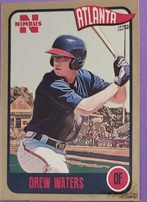 2020 ONYX Nimbus Parallel Drew Waters Gold #d to 50 ONDW - Image 1 of 2