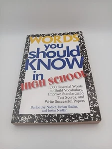 Words You Should Know In High School: 1000 Essential Words To Build  - GOOD - Picture 1 of 7