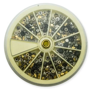 250x Corone Orologio Misto Quarzo Assortito Argento Oro Riparazioni Parte Orologiai - Foto 1 di 2