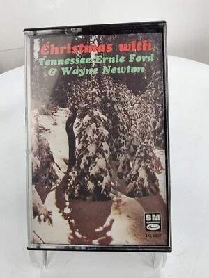 Christmas With Tennessee Ernie Ford & Wayne Newton Vintage Cassette Tape Foto 1 de 3
