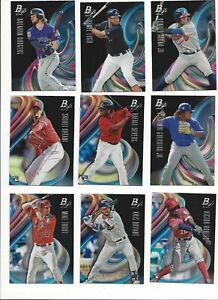2018 BOWMAN PLATINUM - BASE & PROSPECTS ( STARS, ROOKIE RC's ) WHO DO YOU NEED!!