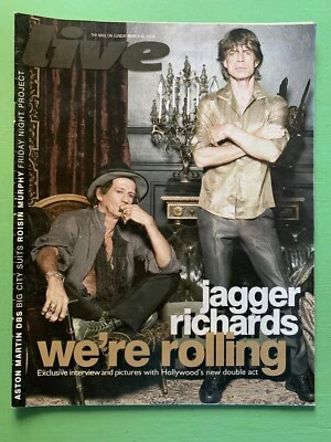 LIVE magazine 16-March-2008 ROLLING STONES Steve Carell Roisin Murphy Alan Carr - Image 1 of 2