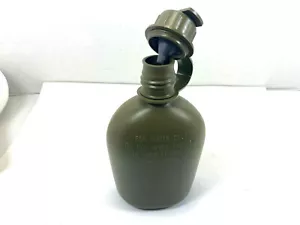Ejército USMC EE. UU. Militar 1 cuarto 1 qt cantimplora OD con tapa NBC M-1 HIDRATACIÓN EXCELENTE - Imagen 1 de 8