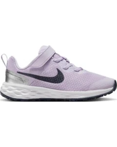 Nike Revolution 6 Girls 'Lavender White' DD1095-500 Size 12 Juniors WIPED+CLEAN - Picture 1 of 19