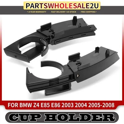 2pcs Left and Right Side Cup Holder for BMW Z4 E85 E86 2003 2004 2005 2006-2008 - Image 1 of 4