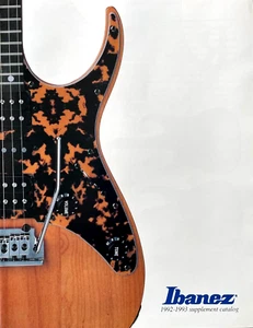 Original 1992 / 1993 Ibanez Electric Guitar Bass 8.5"x11" 8 Page Color Catalog - Picture 1 of 1