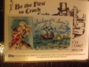 2010 Topps Allen & Ginter's Sailors of the Seas Vasco Nunez de Balboa - Picture 1 of 1