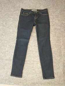 J Brand Jeans Womens 28 Blue Denim Dark Ink Indigo Skinny Classic Everyday USA - Picture 1 of 7