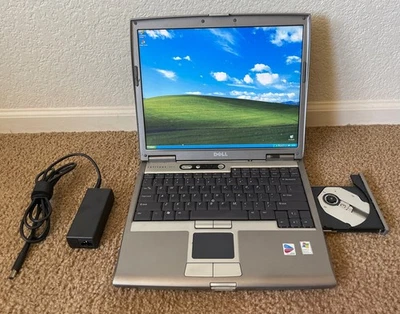 Dell Latitude D600/610 14" Windows XP Laptop Pentium M, 1gb, 60gb HDD, Serial - Image 1 of 4
