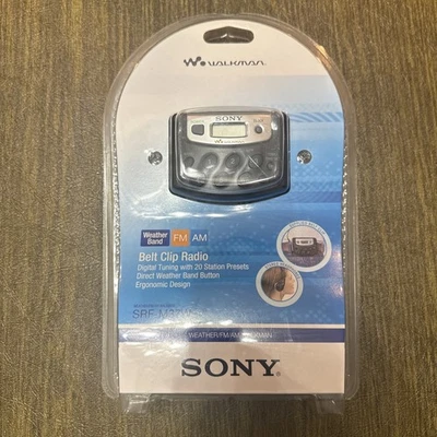 NEU Sony Walkman SRF-M37W Wetter FM AM Radio NOS VERSIEGELT - Bild 1 von 4