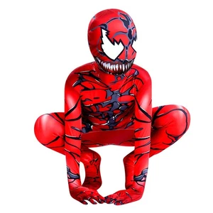 Venom Carnage Spiderman Boy Halloween Party Fancy Dress Cosplay Costume Jumpsuit - Picture 1 of 12