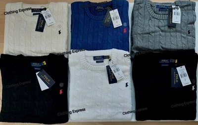 Ralph Lauren Polo Cable Knit Jumper for Men