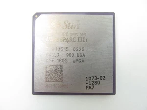 Sun 527-1073 1.280GHZ CPU UltraSPARC IIII 2.3 Sun Fire V210/V240 4z - Picture 1 of 3