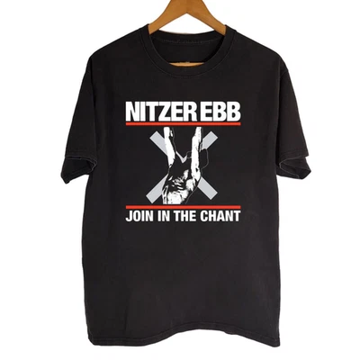 HOT! Nitzer Ebb Band T Shirt Black Cotton FUll size S-5XL MI668 - Image 1 of 4