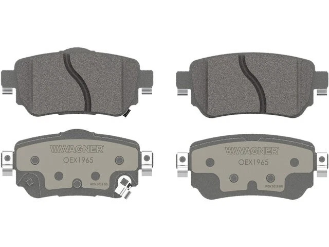 Rear Brake Pad Set For 2014-2017 Infiniti QX70 3.7L V6 2015 2016 GS265MM - Image 1 of 1