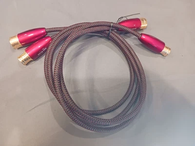 AUDIOQUEST RED RIVER XLR CABLES , 1M - Image 1 of 3