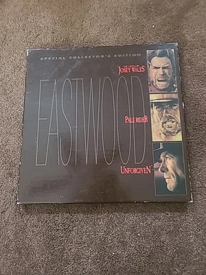 Eastwood Collector's Edition Laserdisc - Josey Wales, Pale Rider, Unforgiven A++ - Image 1 of 4