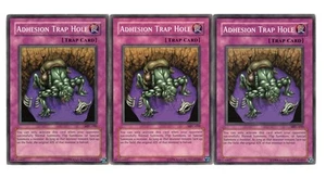 Yugioh - 3x Adhäsionsfallenloch - Common - Unlimited - MFC-050 - Light Play - Bild 1 von 1