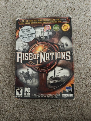 Rise Of Nations: Gold Edition (Pc, 2004) Box, Disc And Manual Complete In Tested - Image 1 of 4