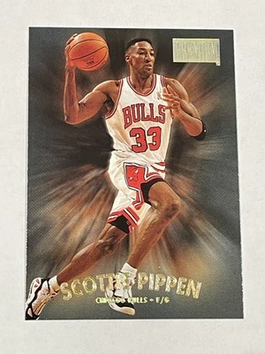 1997-98 SkyBox Premium Basketball #48 - Scottie Pippen - Chicago Bulls - Image 1 of 2