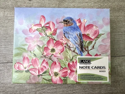 Lang 13 Count Notecards w/ Envelopes "Bluebird Of Happiness" NEW - Image 1 of 4