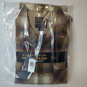 Pendleton Original Board Shirt Men's Small Virgin Wool Copper/Brown Ombre - Picture 1 of 3