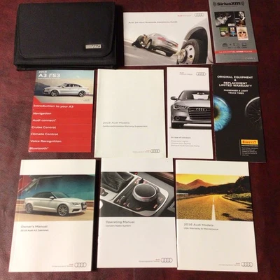 2016 AUDI A3 CABRIOLET CONVERSÍVEL COMPLETO PROPRIETÁRIO MANUAL NAV MAINT REF CASE ALL - Imagem 1 de 4