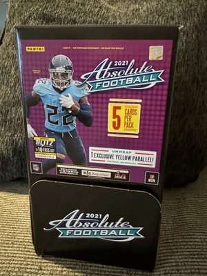 2021 Panini Absolute NFL Football Gravity Feed Box Only Kaboom display. No Packs - Image 1 of 4