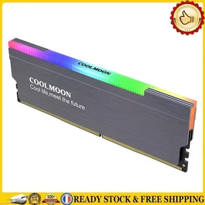 CR-D134S ARGB RAM Heatsink Heat Spreader Cooler for Desktop (Grey) - Bild 1 von 11