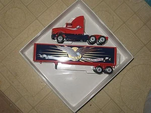 WINROSS 1/64 MID AMERICAN TRUCKING SHOW TRACTOR AND TRAILER * - Picture 1 of 1