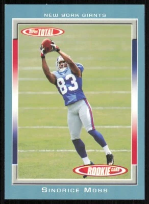 2006 Topps Total Blue #501 Sinorice Moss - Image 1 of 2