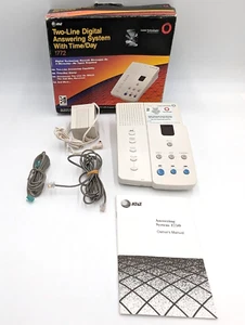 AT&T (1772) 2-Line Digital Answering System w/ Power Supply Lucent Tech TESTED - Picture 1 of 8