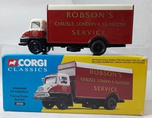 CORGI CLASSICS - ROBSON'S OF CARLISLE - THAMES TRADER BOX VAN - 30304 LTD. ED. - Bild 1 von 1