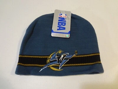 Винтажный NBA Washington Wizards логотип вязаный череп крышка Beanie шляпа 90-х NBA магазин новый с Ярлыками - Изображение 1 из 2