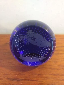 Caithness The Snowman Raymond  briggs Glass Paperweight  - Picture 1 of 11