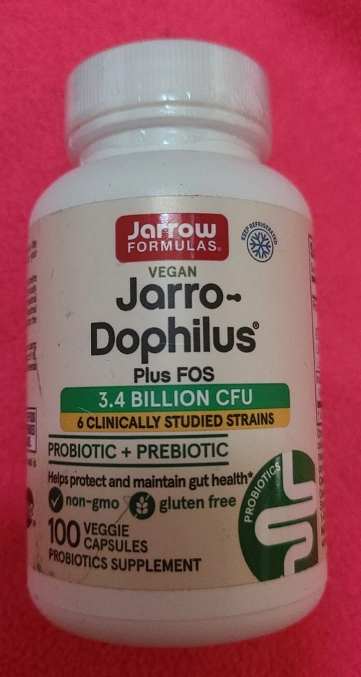 Jarro-Dophilus + FOS Jarrow 100 粒胶囊有效期至 9/24 (L) — 第 1/1 张图片