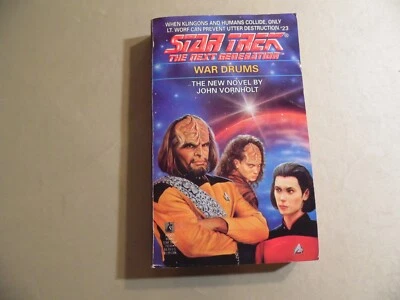 Star Trek The Next Generation War Drum (Paperback 1992) Free Domestic Shipping Foto 1 de 2