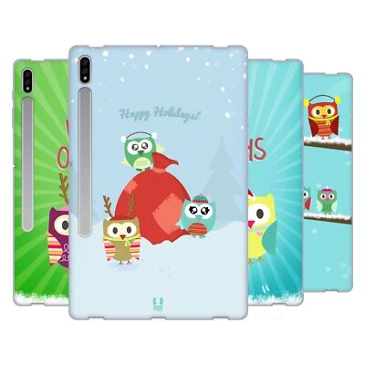 FUNDA HEAD CASE DESIGNS BÚHO NAVIDAD GEL SUAVE PARA TABLETS SAMSUNG 1 Foto 1 de 4