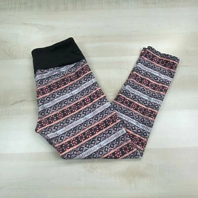 Leggings Capri Feminina American Eagle Azul Pequena Cintura Larga Macia Athleisure - Imagem 1 de 4