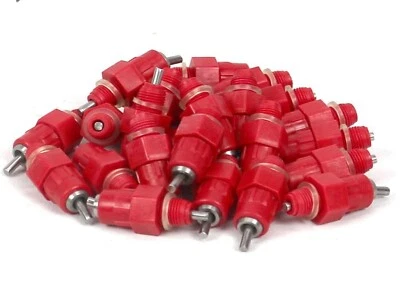 RABBITNIPPLESCOM 25 Threaded Nipples For Automatic Chicken Waterer