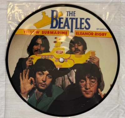 Beatles Yellow Submarine Picture Disc 7" Inch Vinyl UK NEW - Image 1 of 2