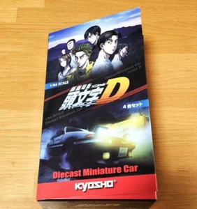 KYOSHO 1/64 Initial D New movie version 4 units set Mini Car From Japan - Picture 1 of 3